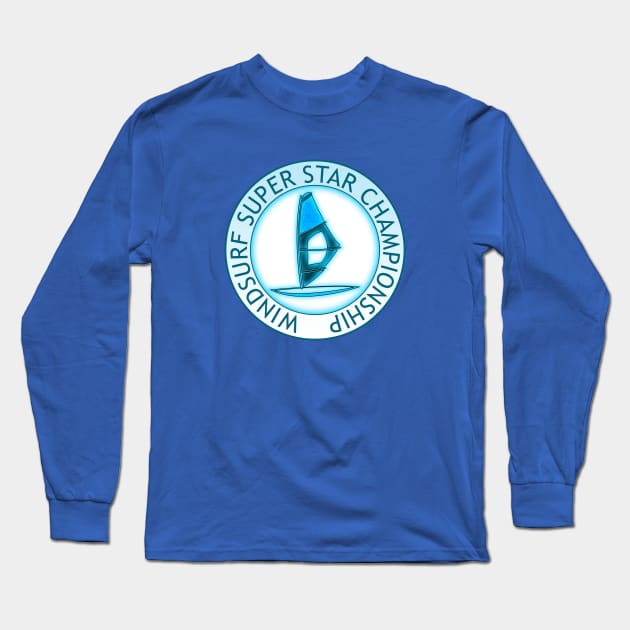 Windsurf Super Star Long Sleeve T-Shirt by Gaspar Avila